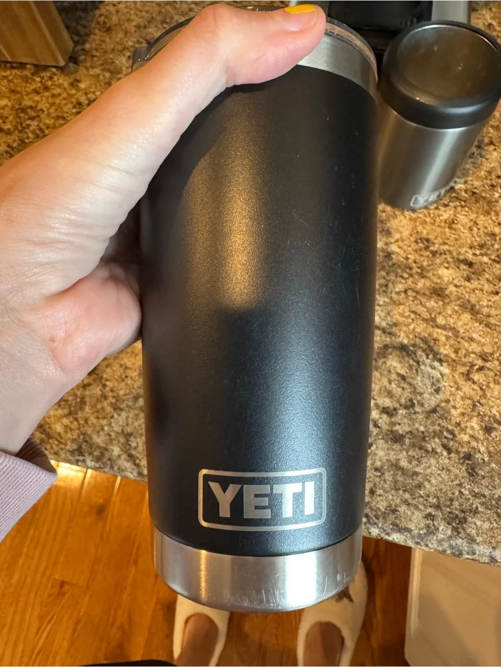 YETI Black Stainless Tumbler & Can Insulator Set